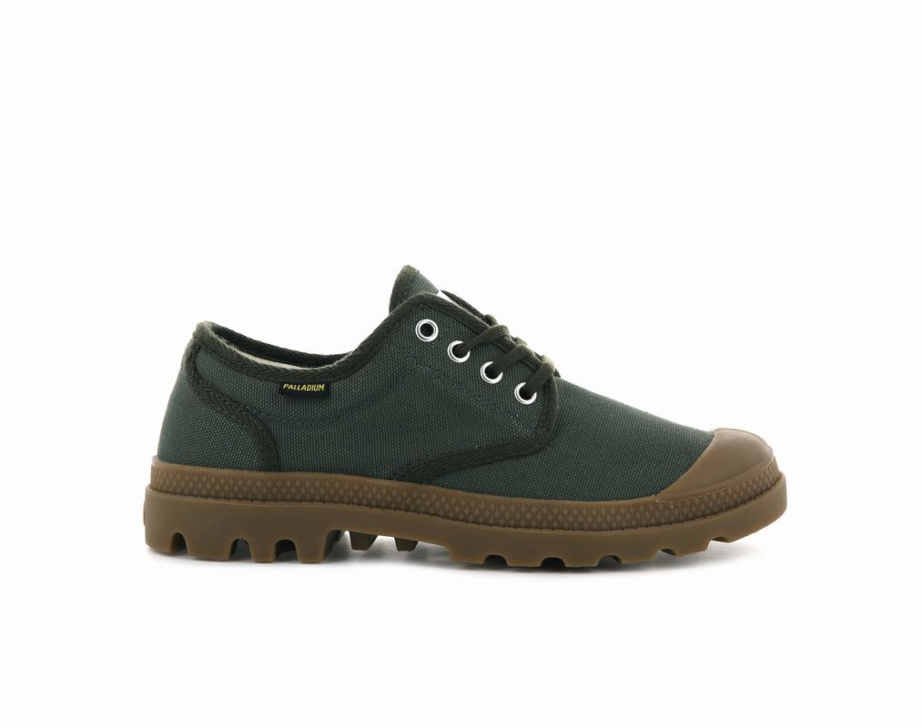 Palladium Pampa Oxford Originale Muške Cipele Maslinasto Zelene ||ZB6207953||